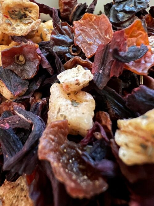 Strawberry Gone Wild Tea loose-leaf Herbal tea retail/wholesale from Quite The Stir in PA