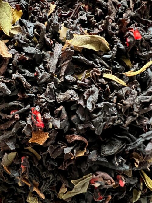 Sweet and Minty Peppermint Tea Black loose-leaf tea retail/wholesale from Quite The Stir in PA