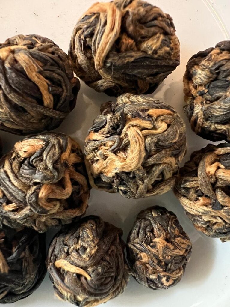 Black Dragon Pearls best black loose-leaf tea retail/wholesale from Quite The Stir in PA