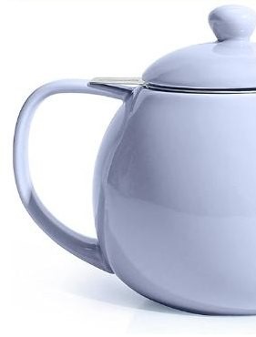 Quite The Stir Lilac Porcelain Tea Pot with infuser for loose leaf tea