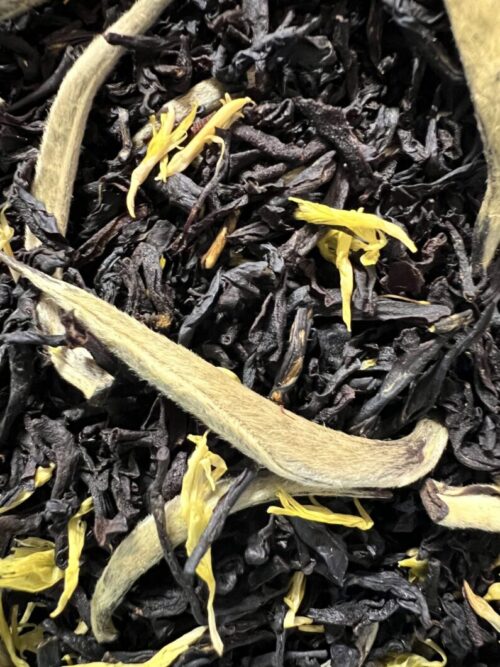 Quite The Stir Earl Grey Silver Estate black and white silver needle loose leaf tea