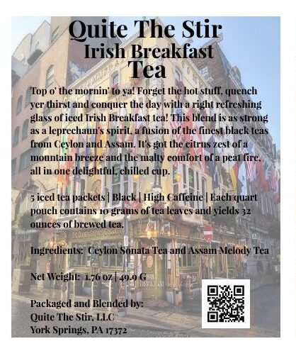 Quite The Stir Irish Breakfast black loose leaf tea